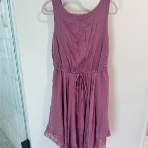 Chic Asymmetrical Dress in Dusty Rose